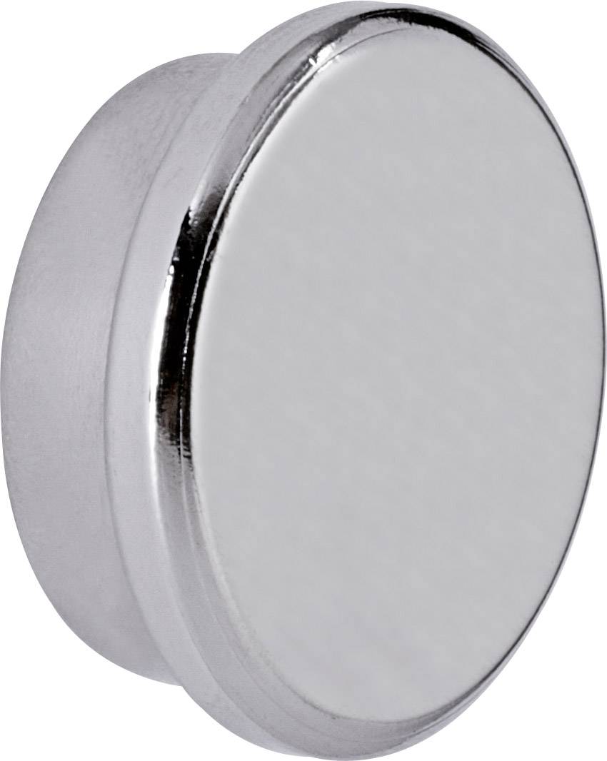 Maul Neodym Magnet (Ø x H) 25 mm x 9 mm Scheibe Silber 1 St. 6170596