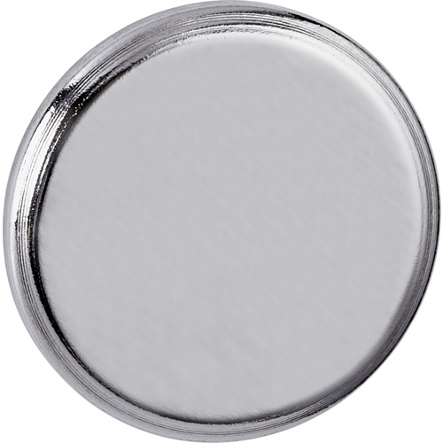 Maul Neodym Magnet (Ø x H) 30 mm x 9 mm Scheibe Silber 6171096