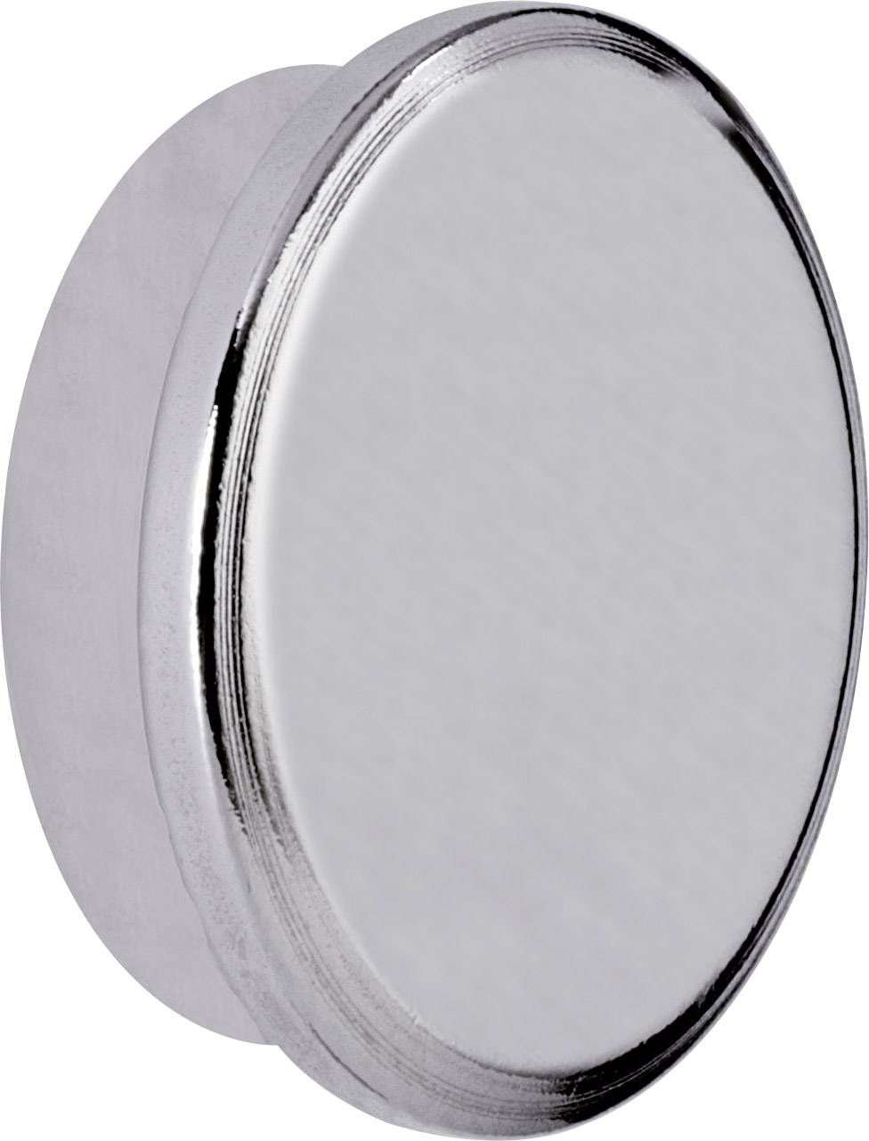 Maul Neodym Magnet 6171096 (Ø x H) 30 mm x 9 mm Scheibe Silber 1 St. 6171096