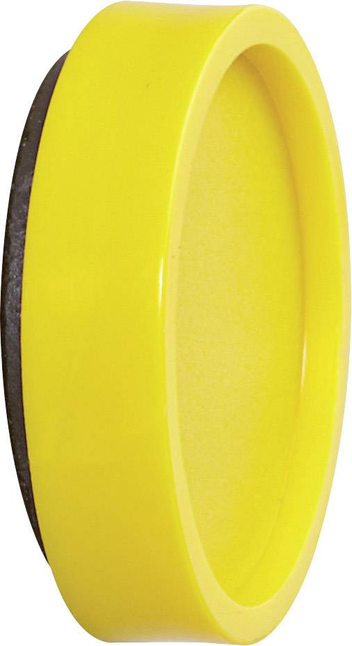 Maul Magnet (Ø x H) 30 mm x 8.4 mm rund Gelb 10 St. 6172313