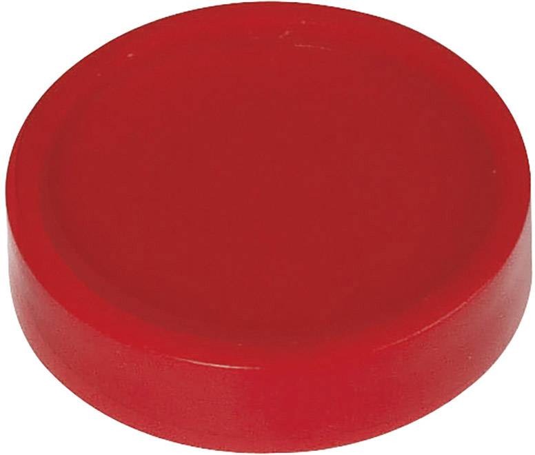 Maul Magnet (Ø x H) 30 mm x 8.4 mm rund Rot 10 St. 6172325