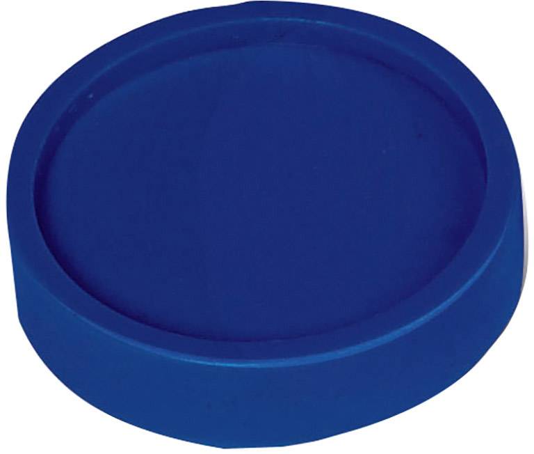 Maul Magnet (Ø x H) 30 mm x 8.4 mm rund Blau 10 St. 6172335