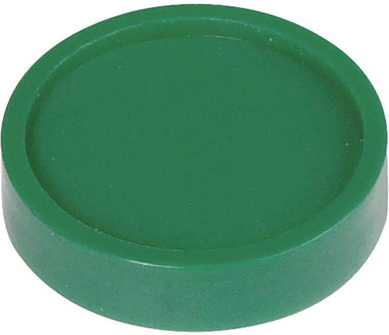 Maul Magnet (Ø x H) 30 mm x 8.4 mm rund Grün 10 St. 6172355