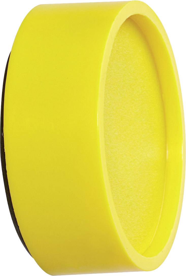 Maul Magnet (Ø x H) 34 mm x 13.8 mm rund Gelb 10 St. 6173313