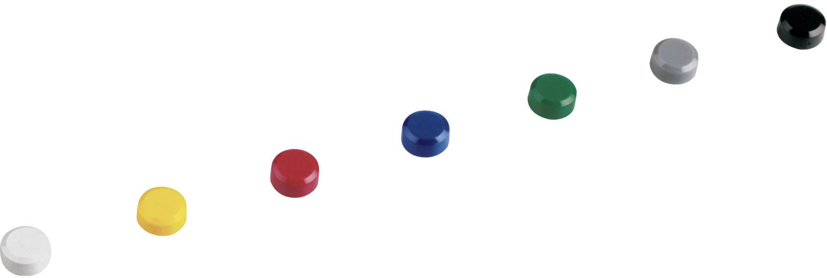 Maul Magnet MAULpro (Ø x H) 15 mm x 7 mm rund Weiß, Gelb, Rot, Blau, Grün, Grau, Schwarz 20 St. 6175199