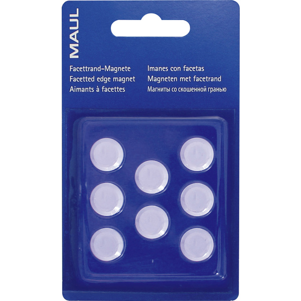 Maul Aimant MAULpro (Ø x H) 15 mm x 7 mm rond blanc 8 pc(s) 6175202