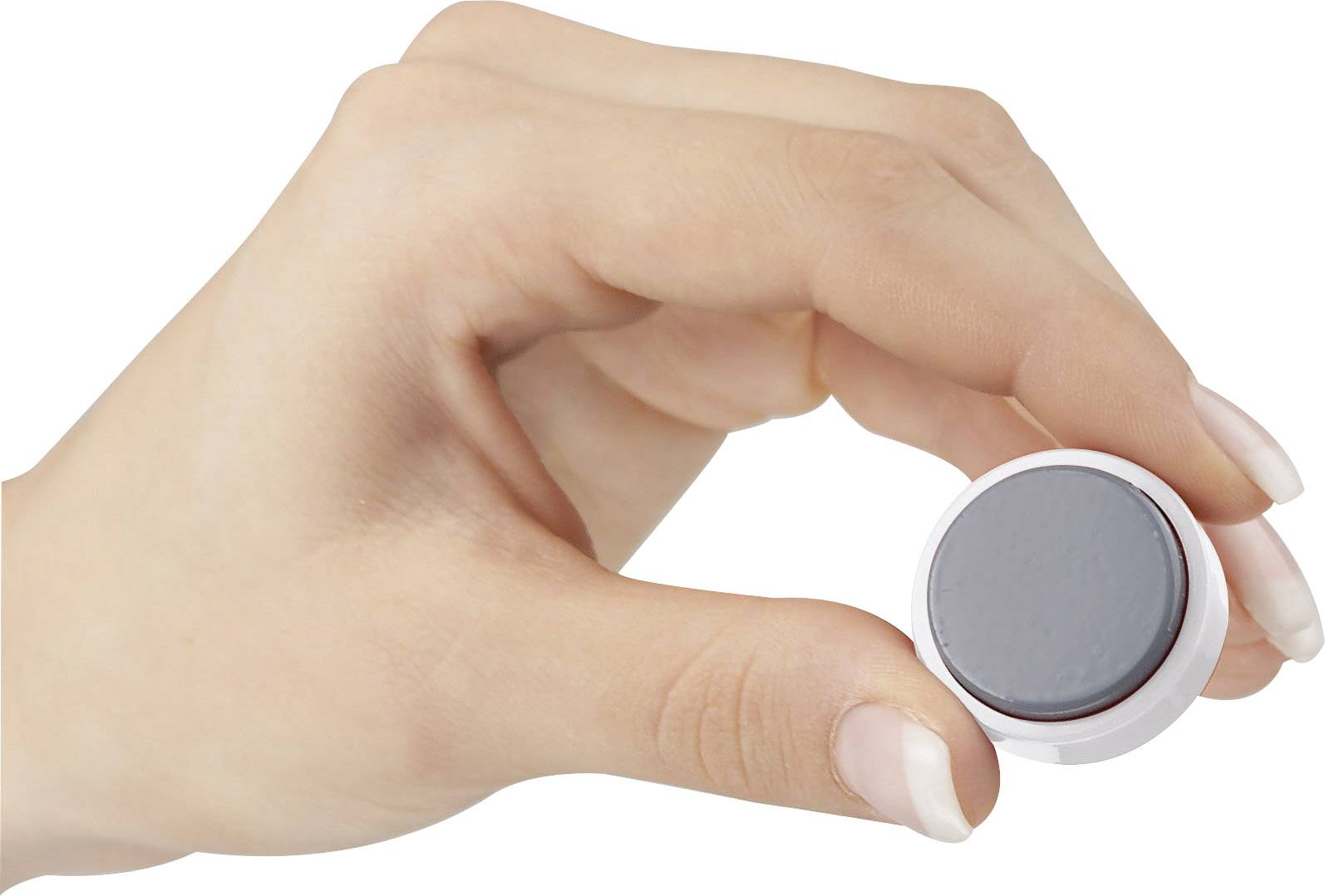 Maul Magnet MAULpro (Ø x H) 30 mm x 10 mm rund Weiß 20 St. 6177102