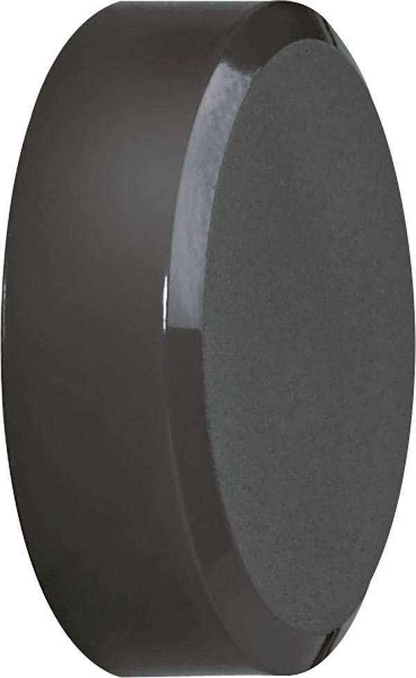 Maul Magnet MAULpro (Ø x H) 30 mm x 10 mm rund Schwarz 20 St. 6177190