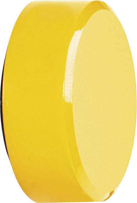 Maul Magnet MAULpro (Ø x H) 34 mm x 13 mm rund Gelb 20 St. 6178113
