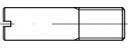 Querschnitt einer Zylinderbaugruppe: links Stößel, rechts Hohlraum, mittig Trennungslinie.