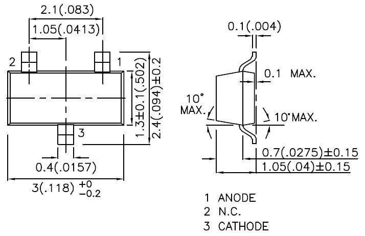 Kingbright KM-23SGD-F SMD-LED SOT-23 Grün 8 mcd 140° 20mA 2.2V Tape cut
