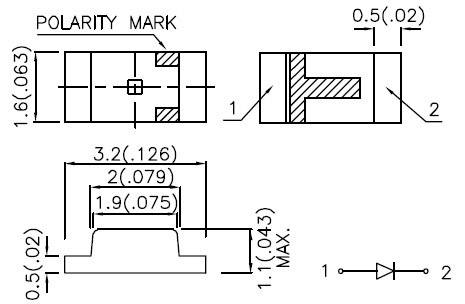 Kingbright KP-3216YC SMD-LED 1206 Gelb 8 mcd 120° 20mA 2.1V Tape cut