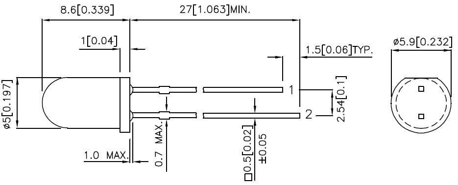Kingbright L-57GYW LED mehrfarbig Grün, Gelb Rund 5mm 20 mcd, 10 mcd 60° 20mA 2.2 V, 2.1V