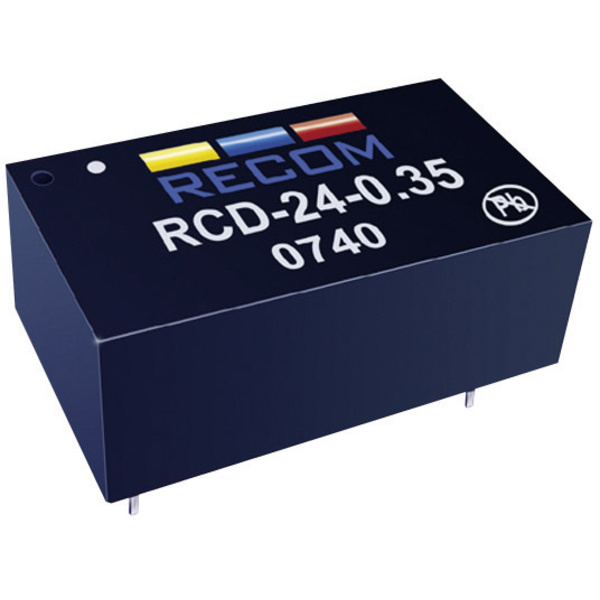 Driver LED Recom Lighting RCD-24-0.35/Vref 36 V/DC 350 mA 1 pc(s)