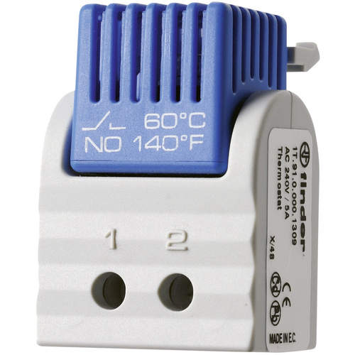 Finder Schaltschrankheizungs-Thermostat 7T.91.0.000.1300 250 V/AC 1 Schließer (L x B x H) 47 x 33 x 33mm 1St.
