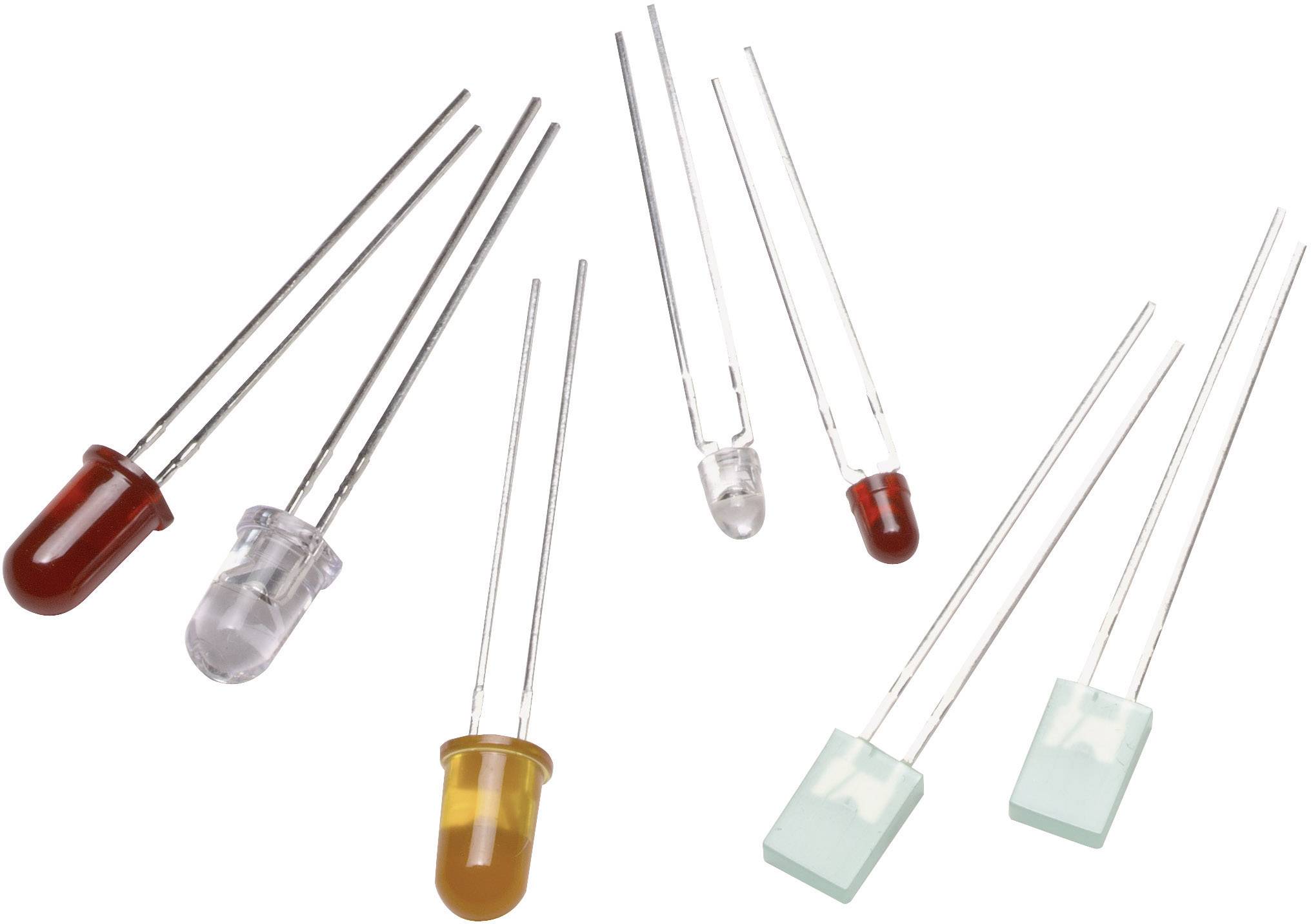 Broadcom HLMP-4000 LED mehrfarbig Rot, Grün Rund 5mm 2.1 mcd, 4.2 mcd 65° 10 mA, 10mA 1.9 V, 2.2V