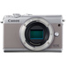 Canon Canon EOS M100 Body grau Systemkamera Gehäuse (Body), inkl. Akku 25.8 Megapixel Grau Bluetooth, Full HD Video, WiFi, Touch-Screen, Dreh-/schwe