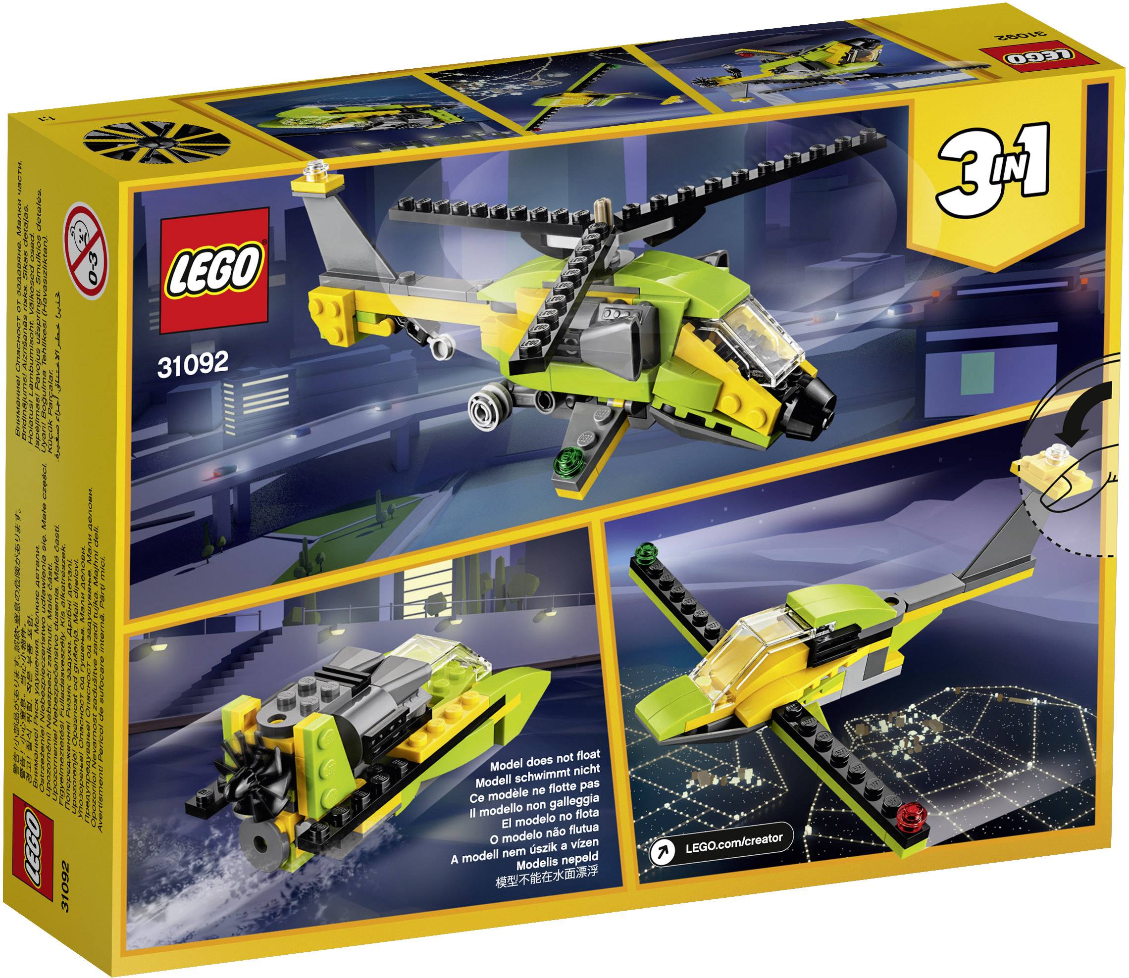 31092 LEGO® CREATOR Hubschrauber-Abenteuer