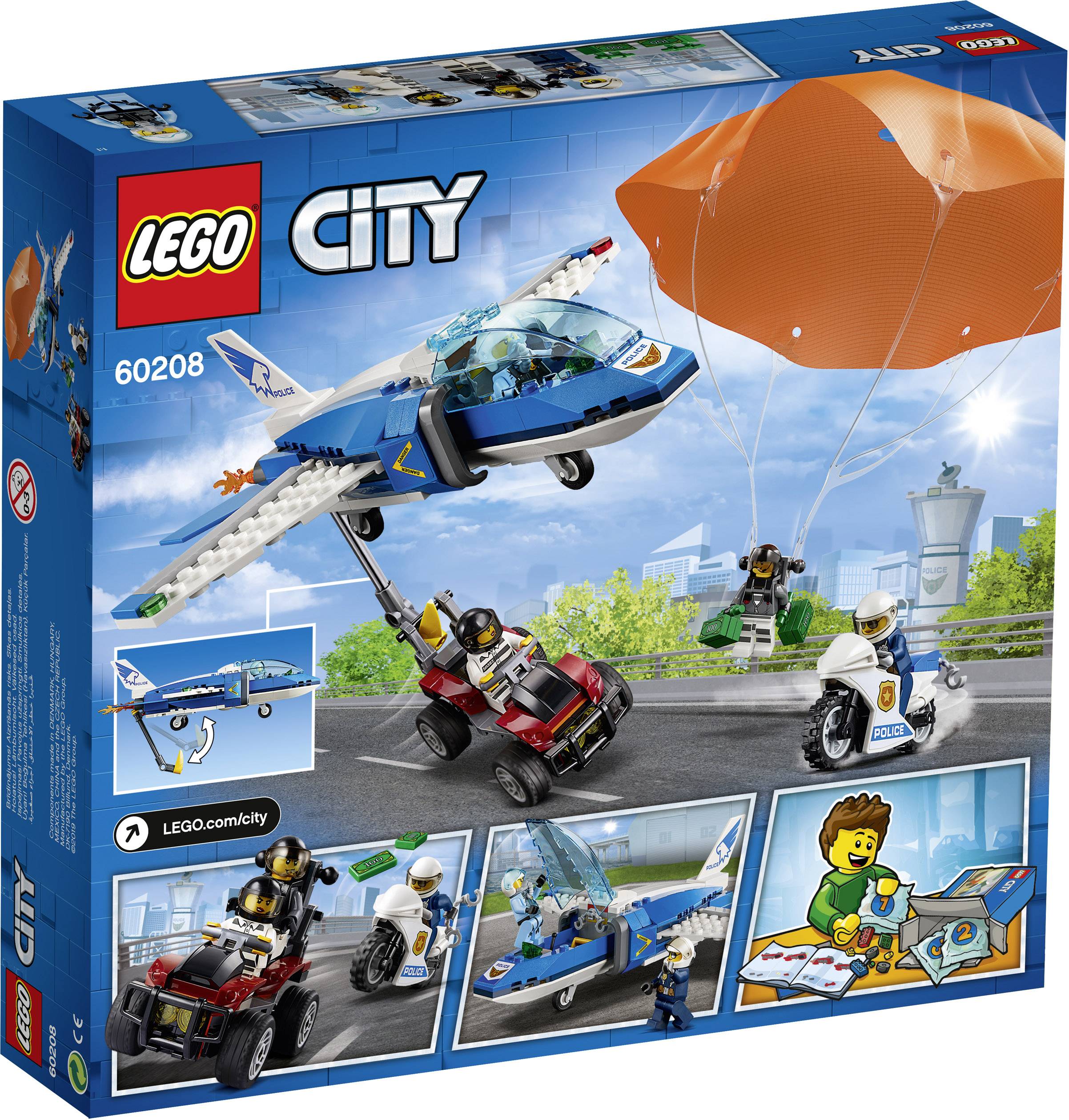 60208 LEGO® CITY Polizei Flucht mit Fallschirm