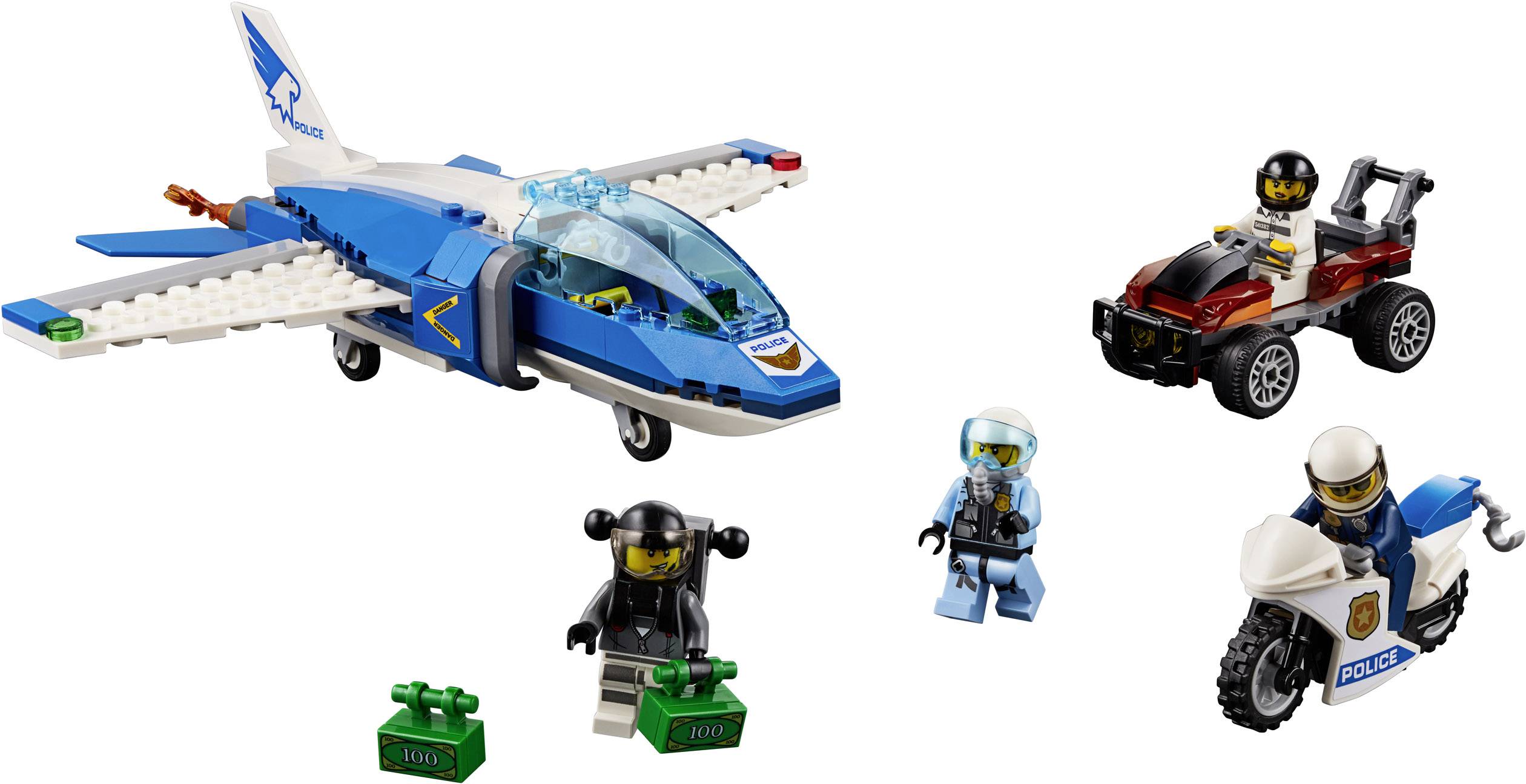 60208 LEGO® CITY Polizei Flucht mit Fallschirm