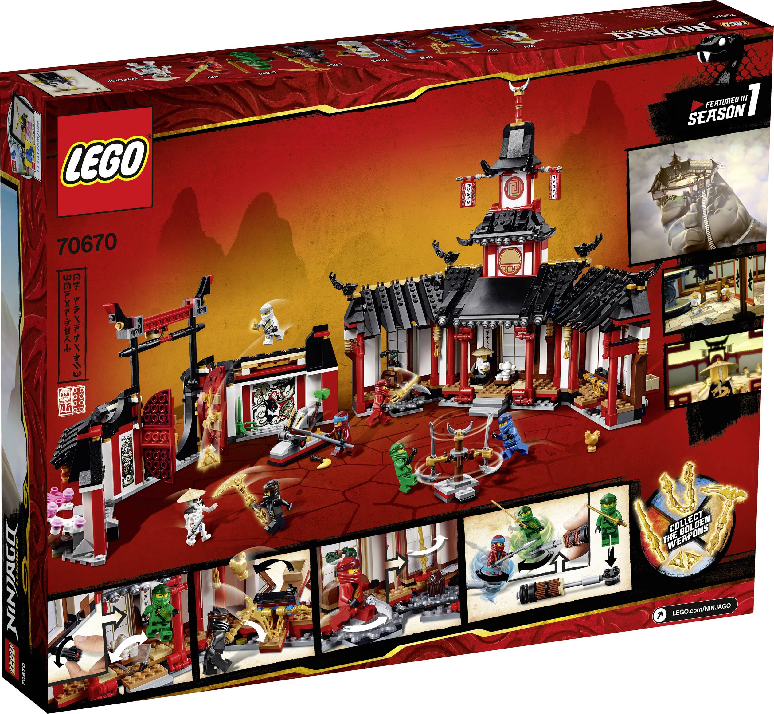 70670 LEGO® NINJAGO Kloster des Spinjitzu