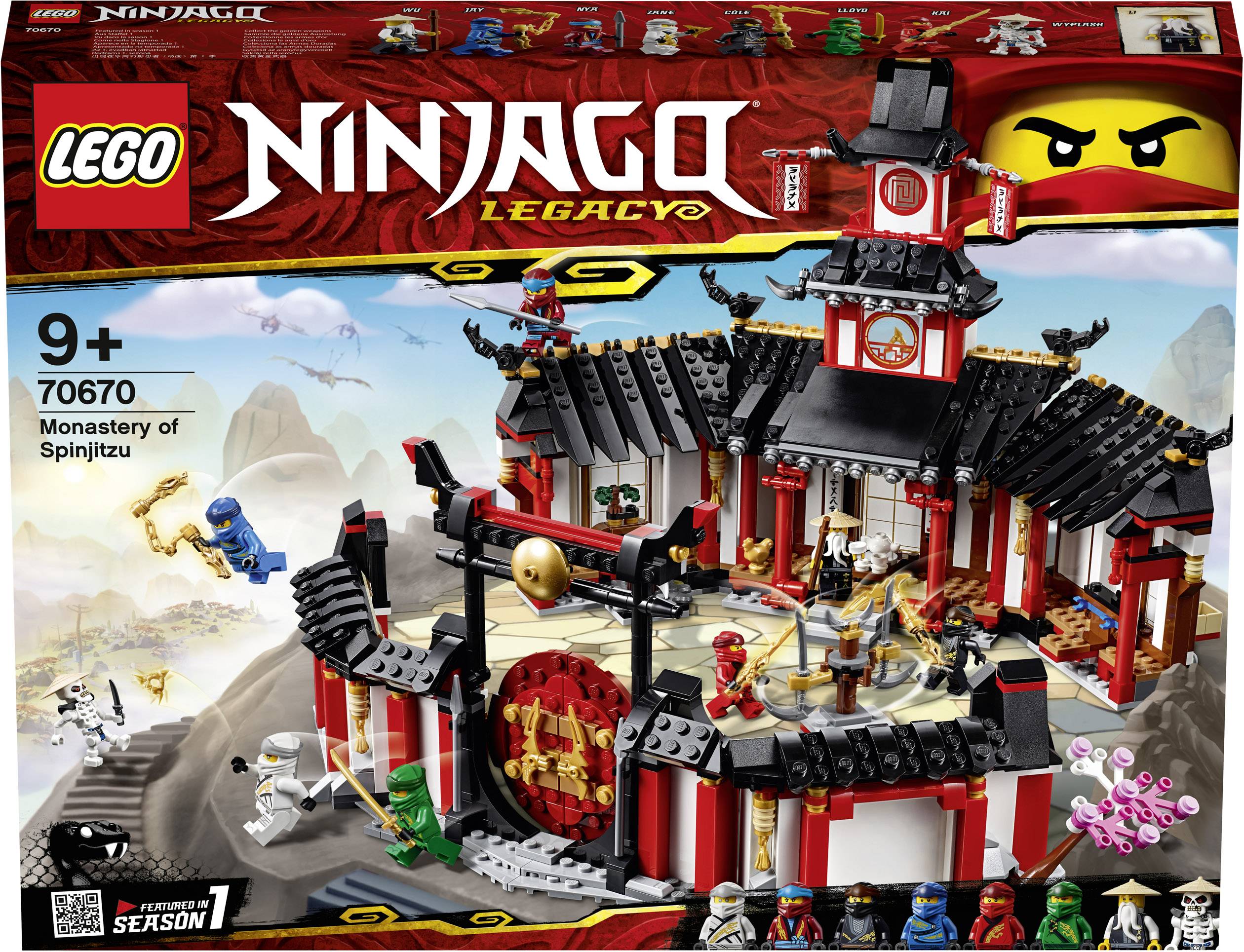 70670 LEGO® NINJAGO Kloster des Spinjitzu