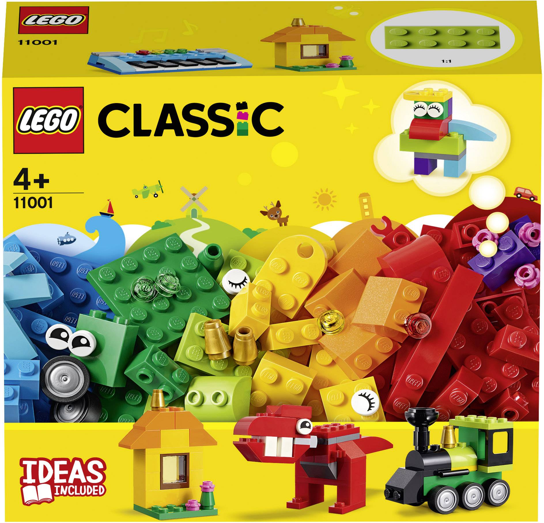11001 LEGO® CLASSIC LEGO Bausteine - Erster Bauspaß