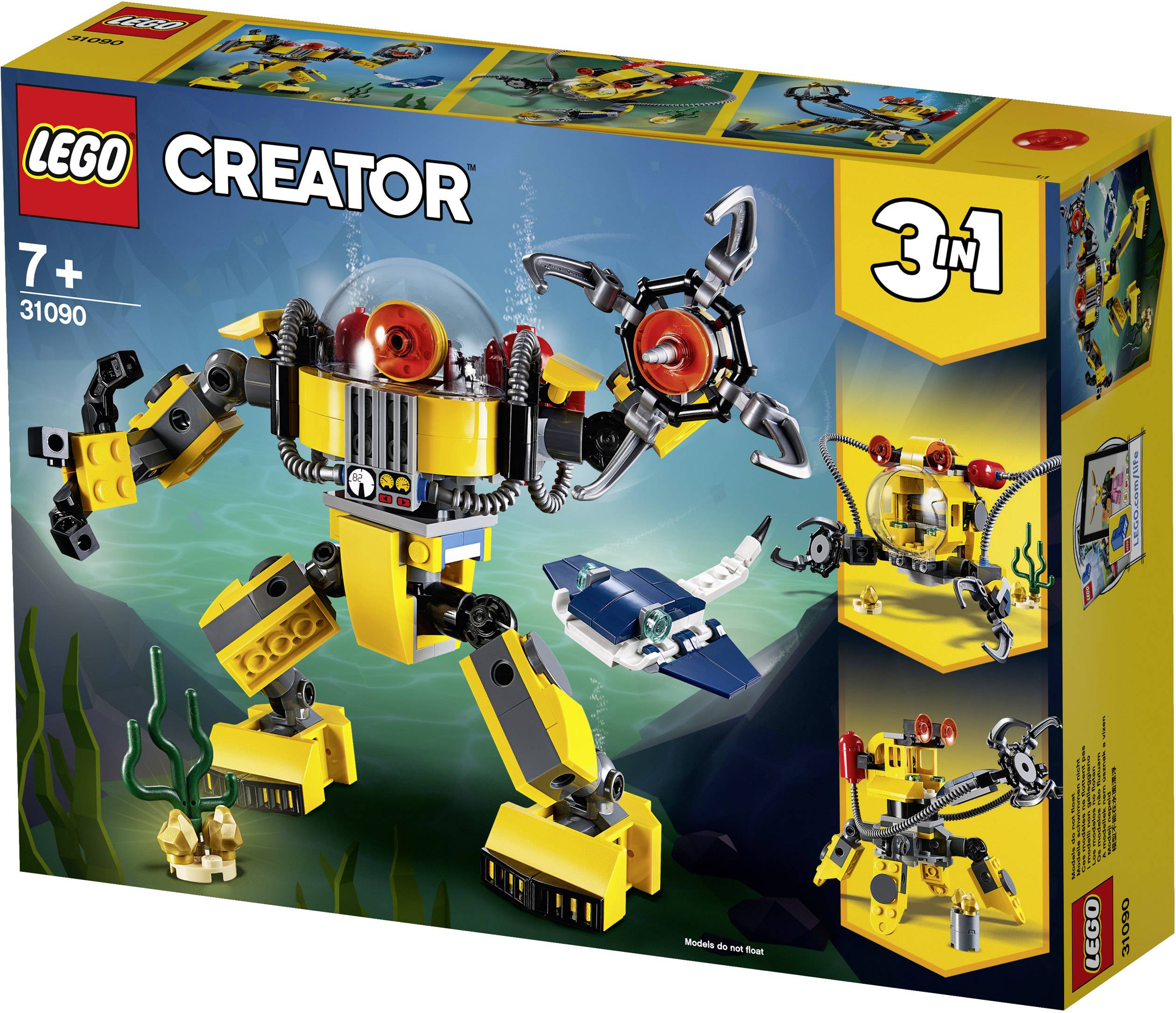 31090 LEGO® CREATOR Unterwasser-Roboter