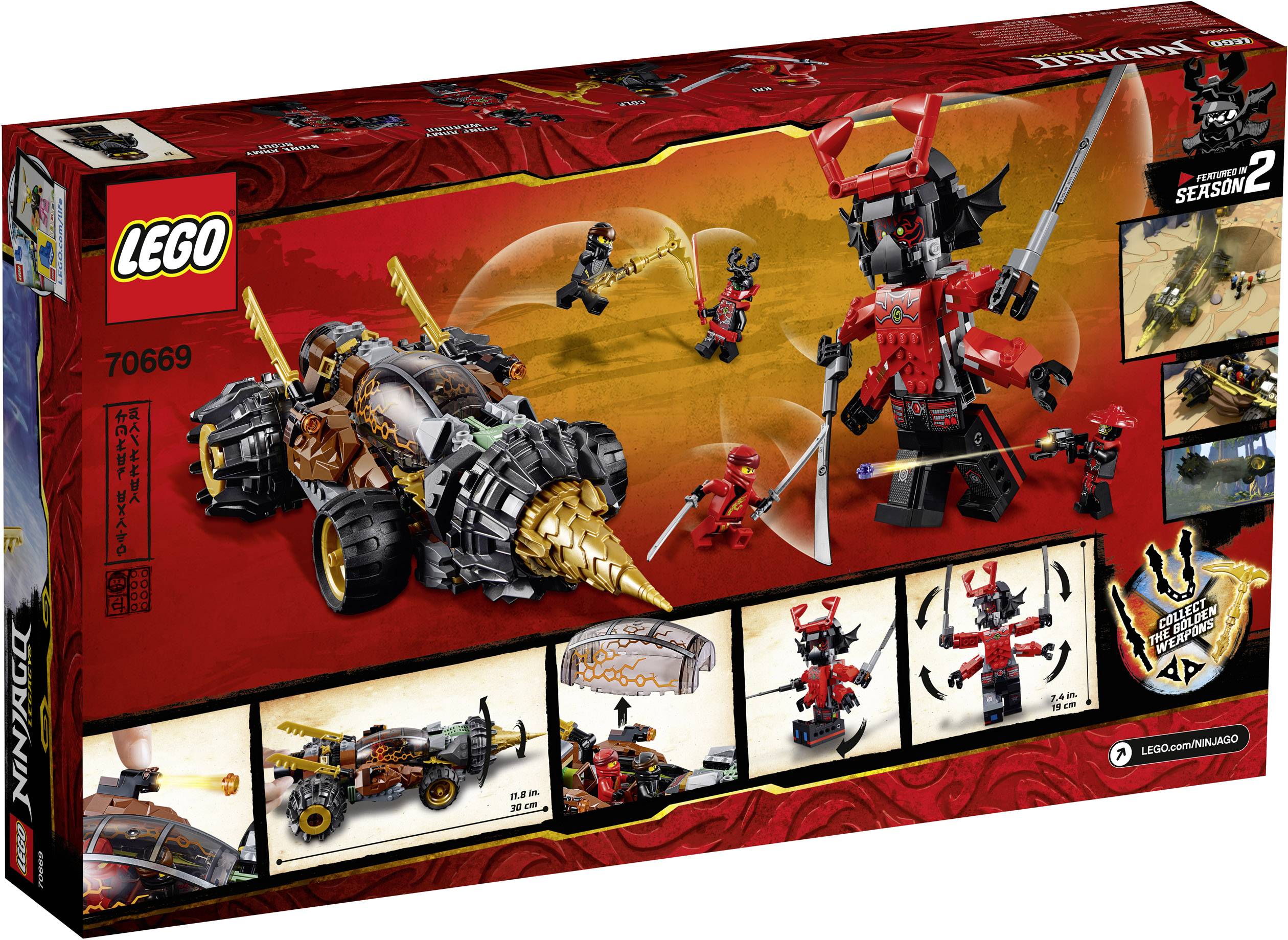 LEGO® NINJAGO 70669 Coles Powerbohrer