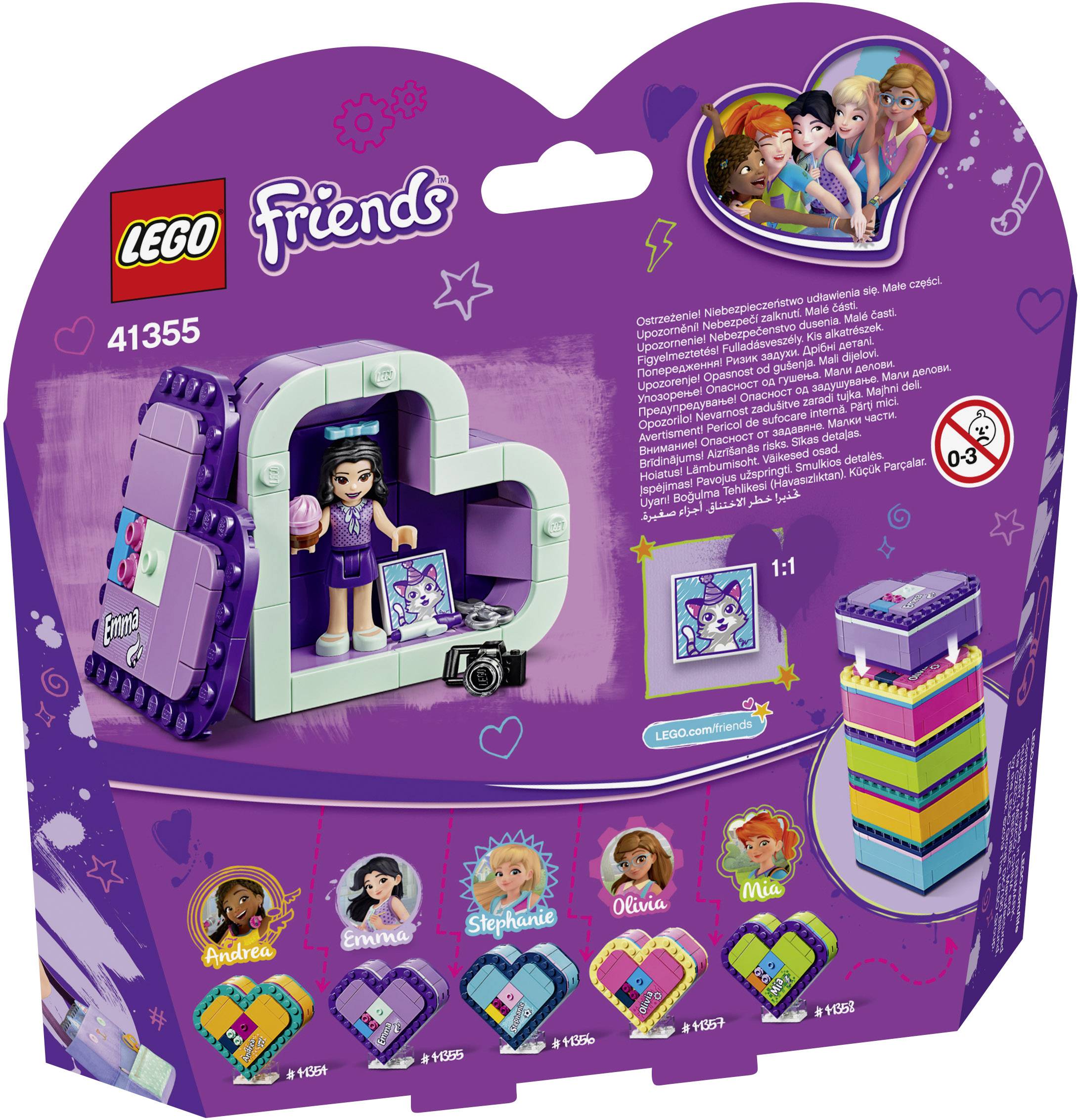 LEGO® Friends 41355 Emmas Herzbox