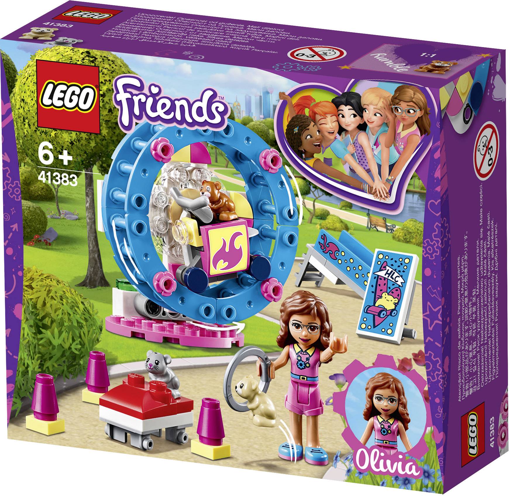 41383 LEGO® FRIENDS Olivias Hamster-Spielplatz