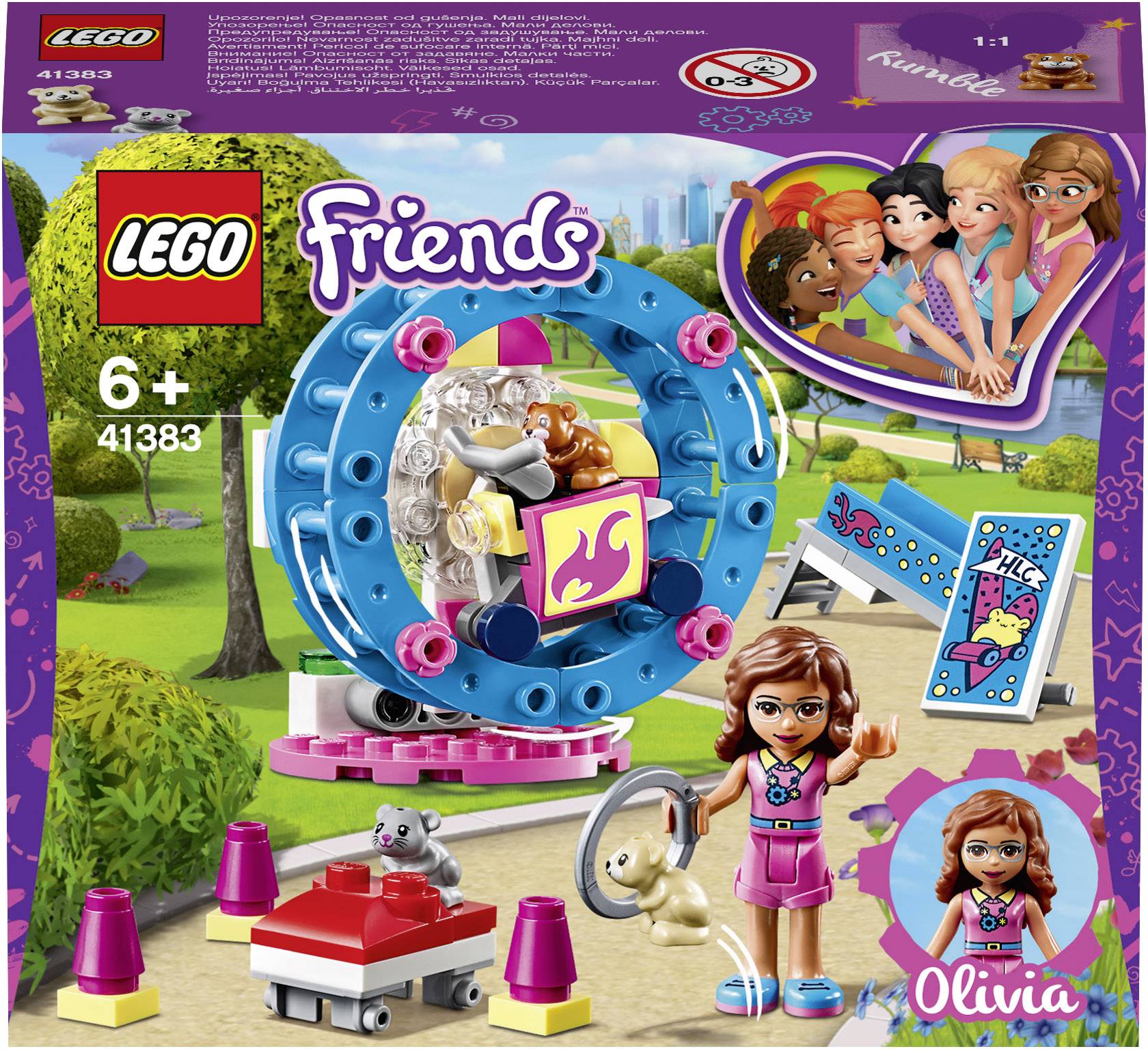 41383 LEGO® FRIENDS Olivias Hamster-Spielplatz