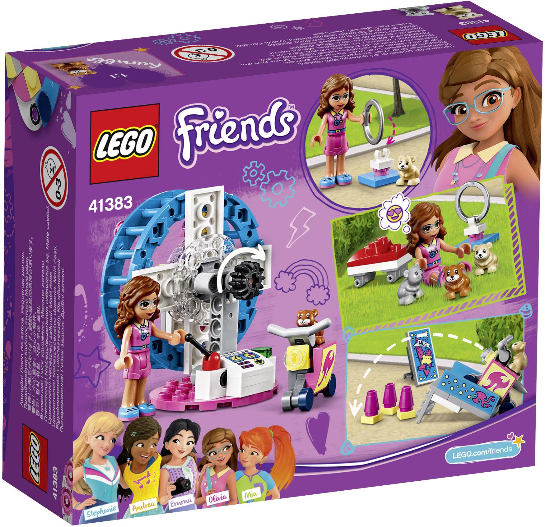 41383 LEGO® FRIENDS Olivias Hamster-Spielplatz