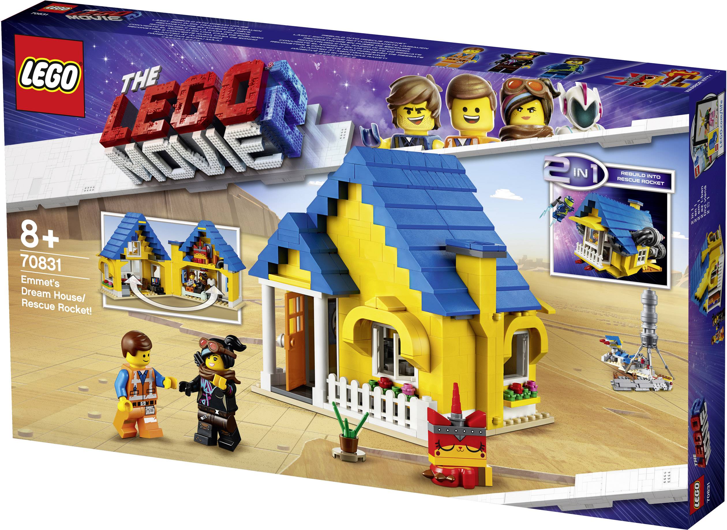 70831 The LEGO® MOVIE Emmets Traumhaus/Rettungsrakete!