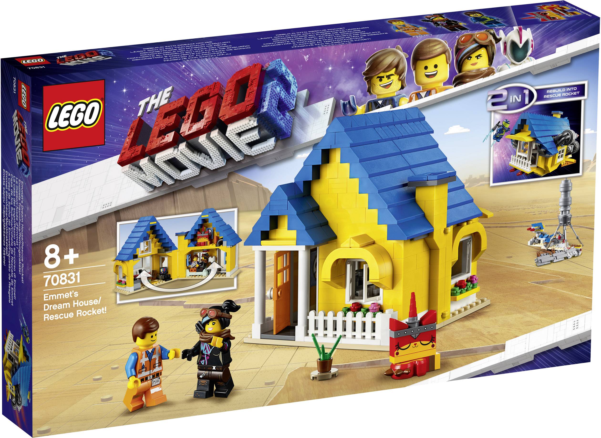 70831 The LEGO® MOVIE Emmets Traumhaus/Rettungsrakete!