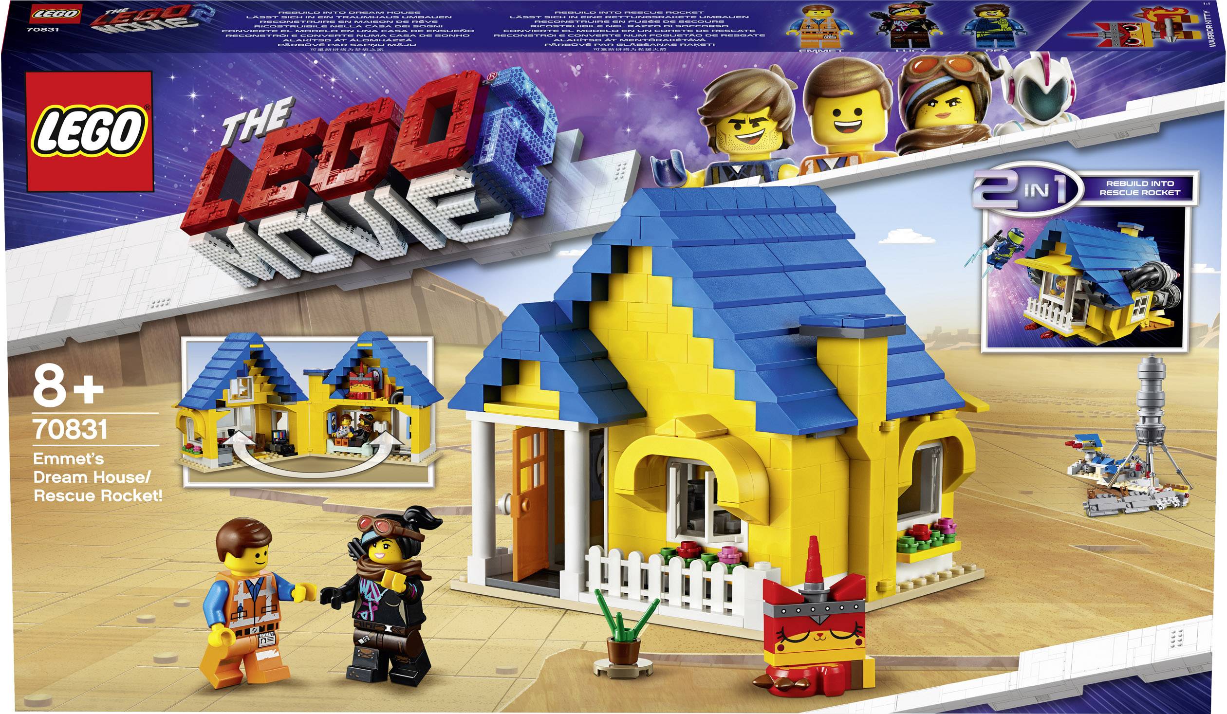 70831 The LEGO® MOVIE Emmets Traumhaus/Rettungsrakete!