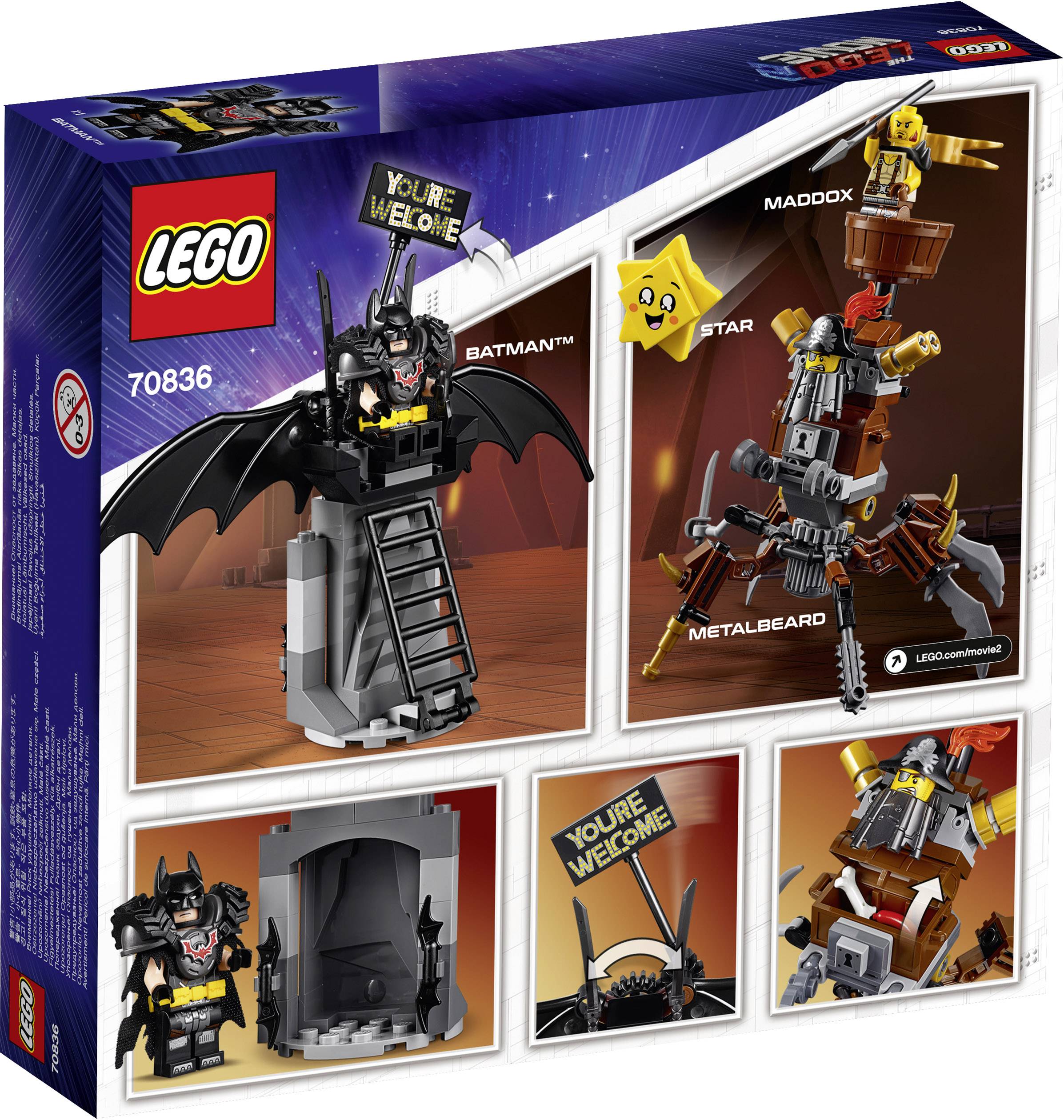 70836 The LEGO® MOVIE Einsatzbereiter Batman™ und EisenBart