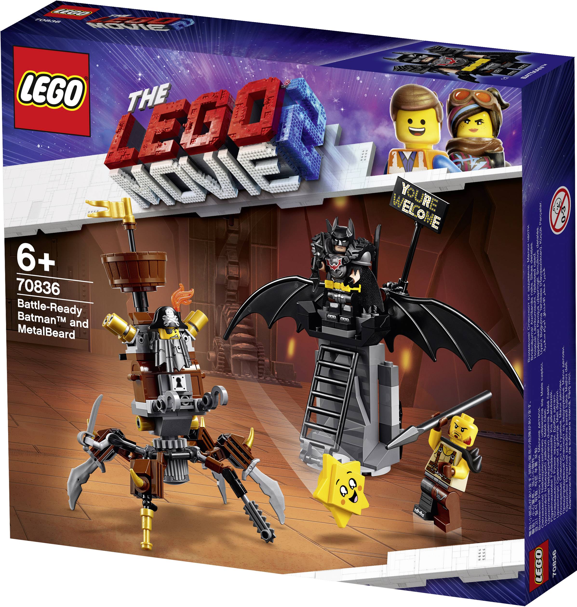 70836 The LEGO® MOVIE Einsatzbereiter Batman™ und EisenBart