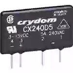 Crydom Halbleiterrelais CX240D5 5A Schaltspannung (max.): 280 V/AC Nullspannungsschaltend 1St. Crydom Halbleiterrelais CX240D5 5A Schaltspannung (max.): 280 V/AC Nullspannungsschaltend 1St.