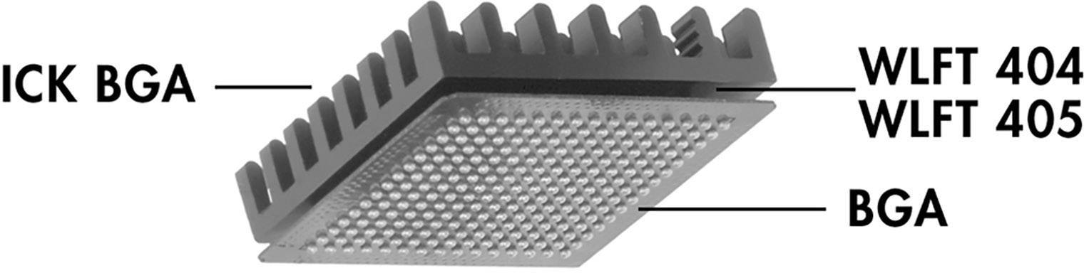 Fischer Elektronik 10037040 ICK BGA 40 x 40 x 10 Kühlkörper 13.8 K/W (L x B x H) 40 x 40 x 10mm