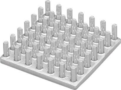 Fischer Elektronik 10006870 ICK S 50 x 50 x 25 Kühlkörper 2.4 K/W (L x B x H) 50 x 50 x 25 mm
