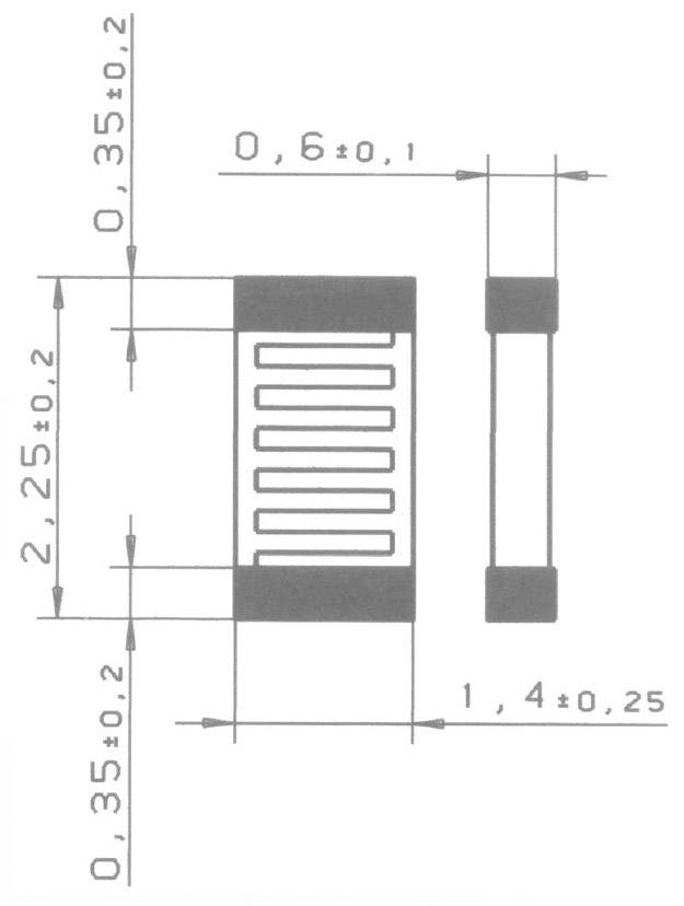 Yageo Nexensos 32207615 SMD 0805V PT1000 Platin-Temperatursensor -50 bis +130°C 1000Ω 3850 ppm/K SMD