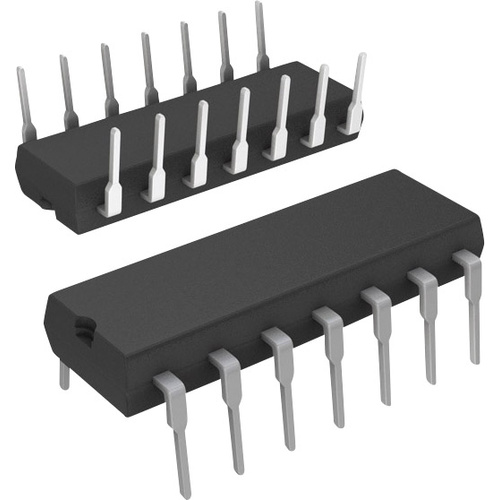 Microcontrôleur embarqué Microchip Technology PIC16F630-I/P PDIP-14 8-Bit 20 MHz Nombre I/O 12