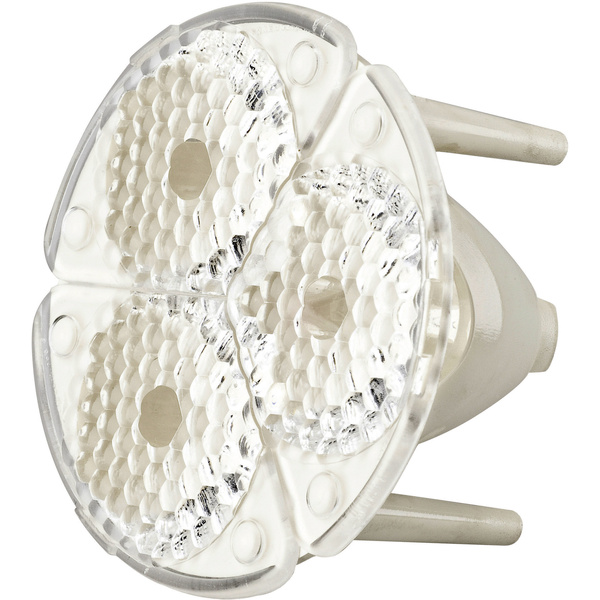 Barthelme FS3-N1-SSP5II-H LED-Optik Klar, Geriffelt Transparent, Weiß 10° Anzahl LEDs (max.): 3 Für LED: Seoul Semiconductor®