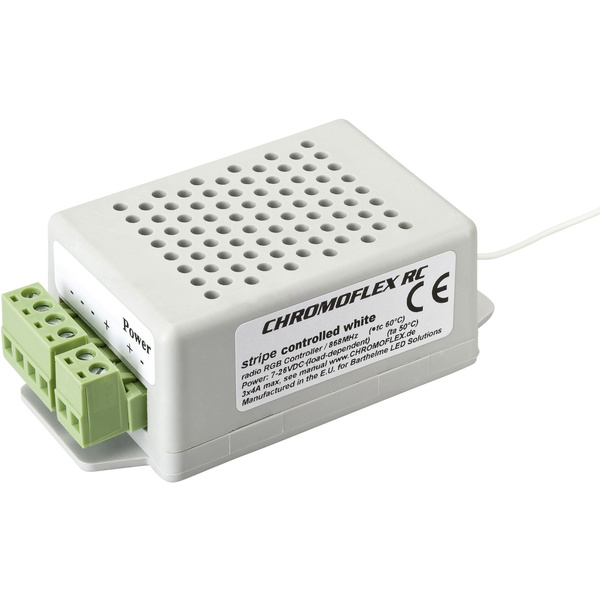 Barthelme CHROMFLEX III RC controlled white Stripe LED-Dimmer 868.3 MHz 20 m 97 mm 51 mm 35 mm