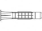 TOOLCRAFT TO-5455113 Dübel 37mm 100St.