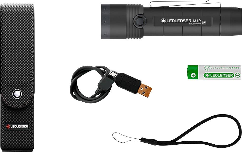 Ledlenser M1R LED Taschenlampe akkubetrieben 1000lm 144h 156g