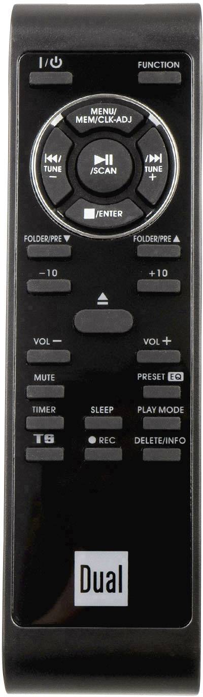 Dual NR 100 X Stereoanlage AUX, CD, Plattenspieler, UKW, USB, Aufnahmefunktion 2 x 5 W Holz, Schwarz