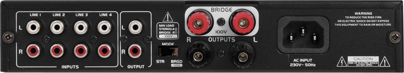 Omnitronic DJP-900P PA Verstärker RMS Leistung je Kanal an 4 Ohm: 460 W