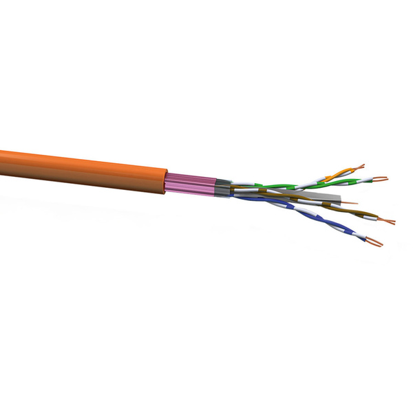 VOKA Kabelwerk 10309400 Netzwerkkabel CAT 6a F/UTP 4 x 2 x 0.25mm² Orange 500m
